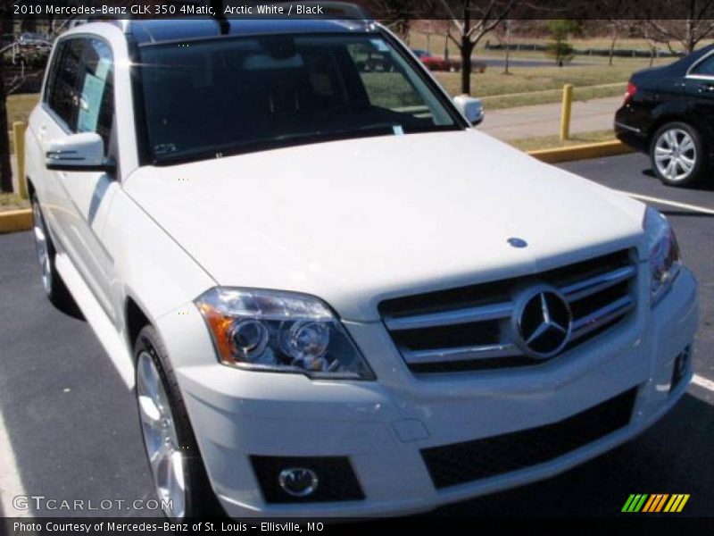 Arctic White / Black 2010 Mercedes-Benz GLK 350 4Matic
