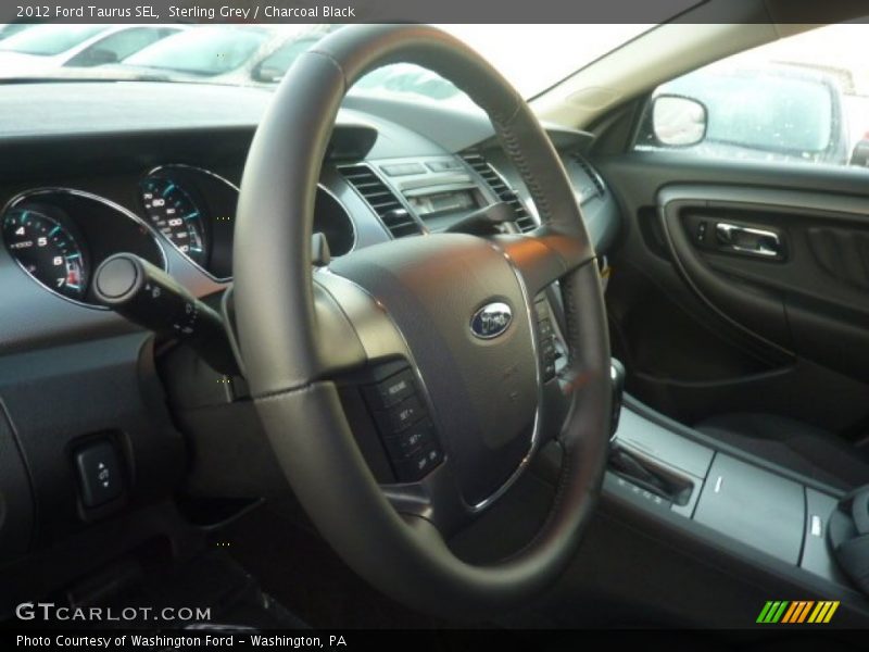 Sterling Grey / Charcoal Black 2012 Ford Taurus SEL