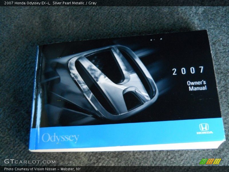 Silver Pearl Metallic / Gray 2007 Honda Odyssey EX-L