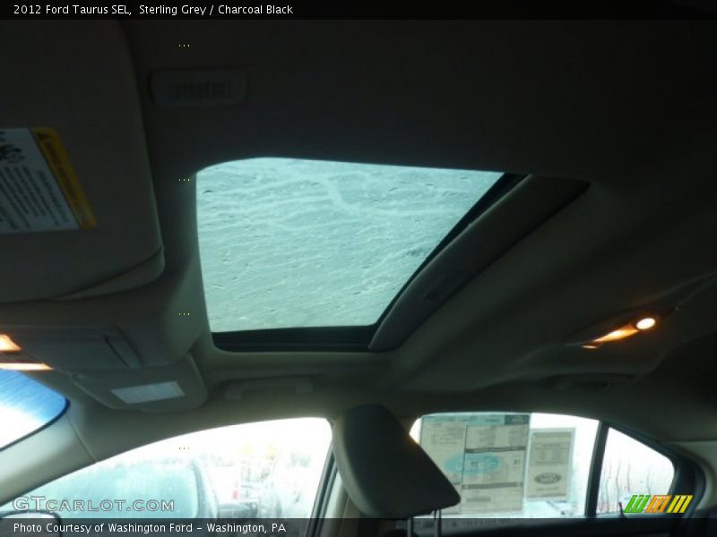 Sterling Grey / Charcoal Black 2012 Ford Taurus SEL