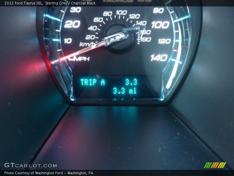 Sterling Grey / Charcoal Black 2012 Ford Taurus SEL