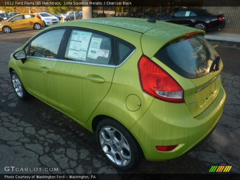  2012 Fiesta SES Hatchback Lime Squeeze Metallic