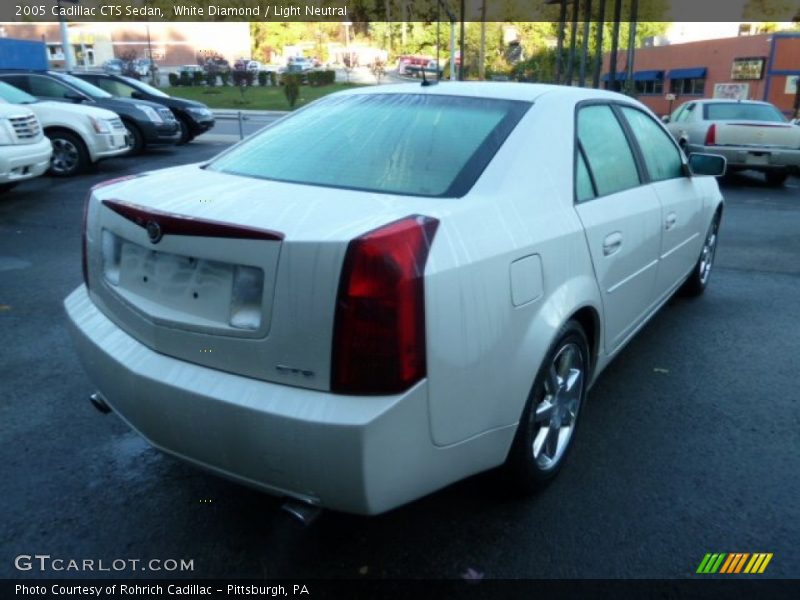 White Diamond / Light Neutral 2005 Cadillac CTS Sedan