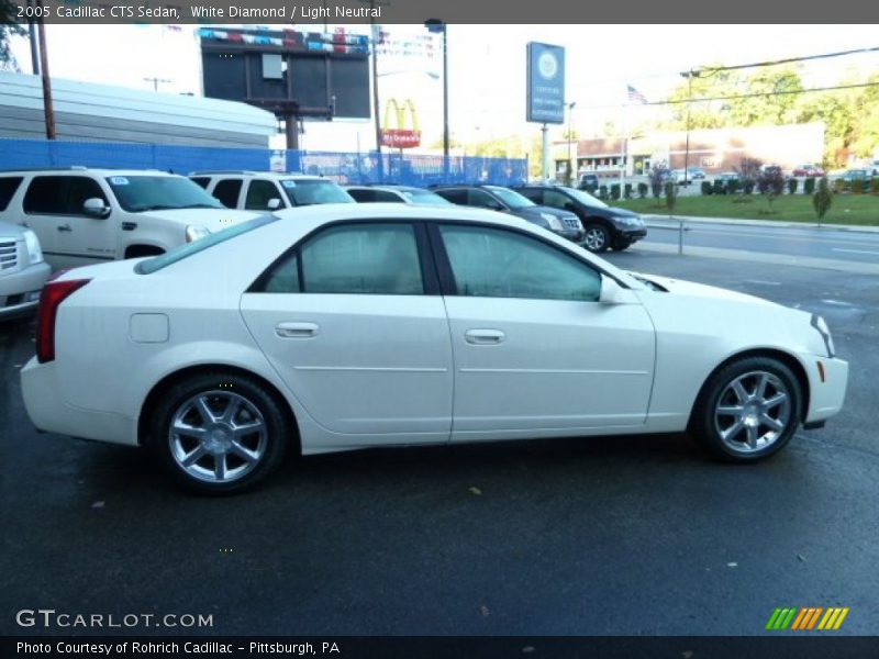 White Diamond / Light Neutral 2005 Cadillac CTS Sedan