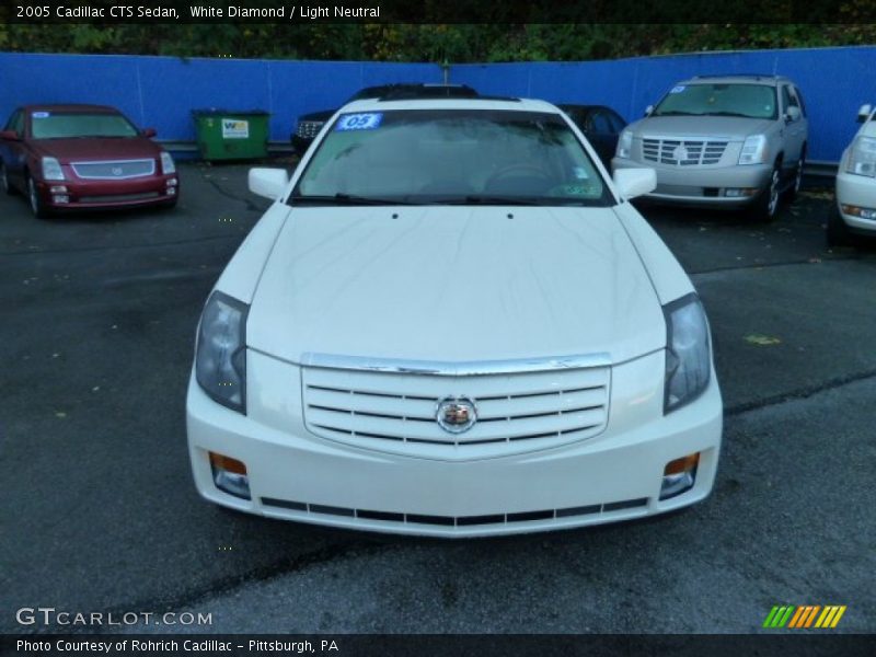 White Diamond / Light Neutral 2005 Cadillac CTS Sedan