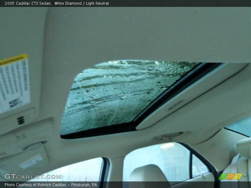 White Diamond / Light Neutral 2005 Cadillac CTS Sedan