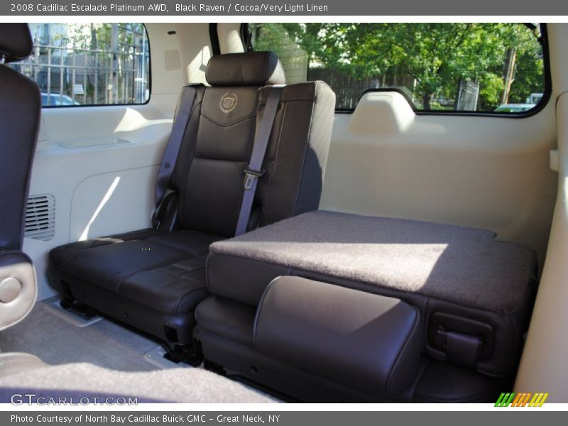 Black Raven / Cocoa/Very Light Linen 2008 Cadillac Escalade Platinum AWD