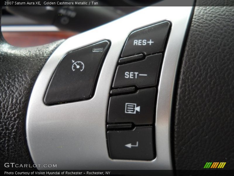Golden Cashmere Metallic / Tan 2007 Saturn Aura XE
