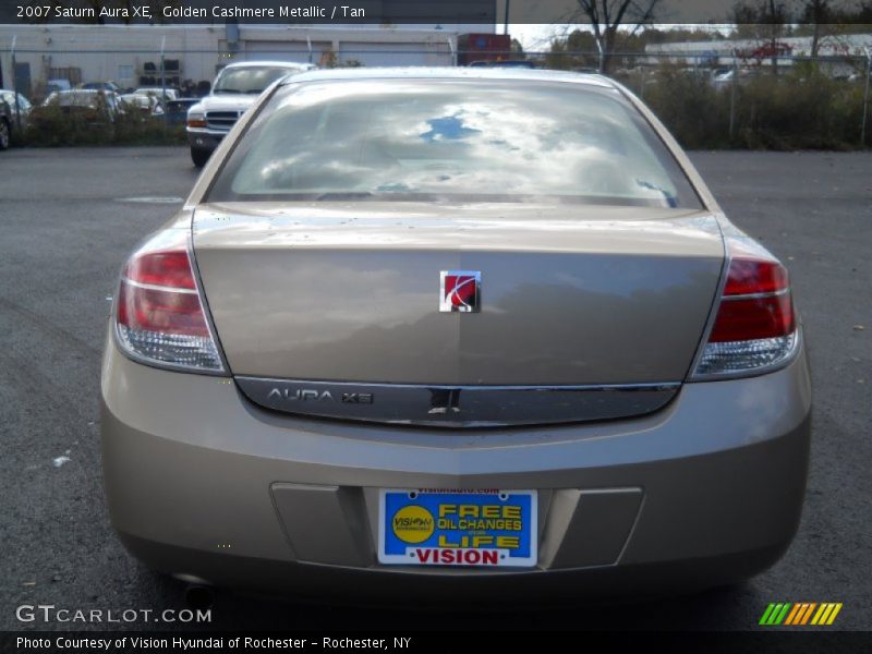 Golden Cashmere Metallic / Tan 2007 Saturn Aura XE