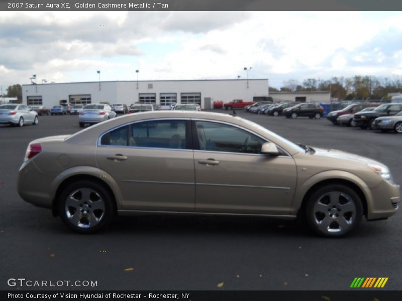 Golden Cashmere Metallic / Tan 2007 Saturn Aura XE