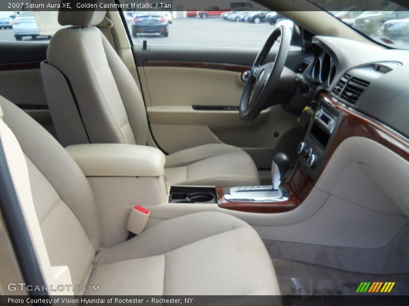 Golden Cashmere Metallic / Tan 2007 Saturn Aura XE