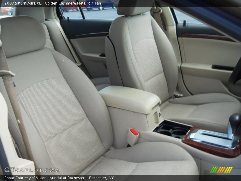 Golden Cashmere Metallic / Tan 2007 Saturn Aura XE