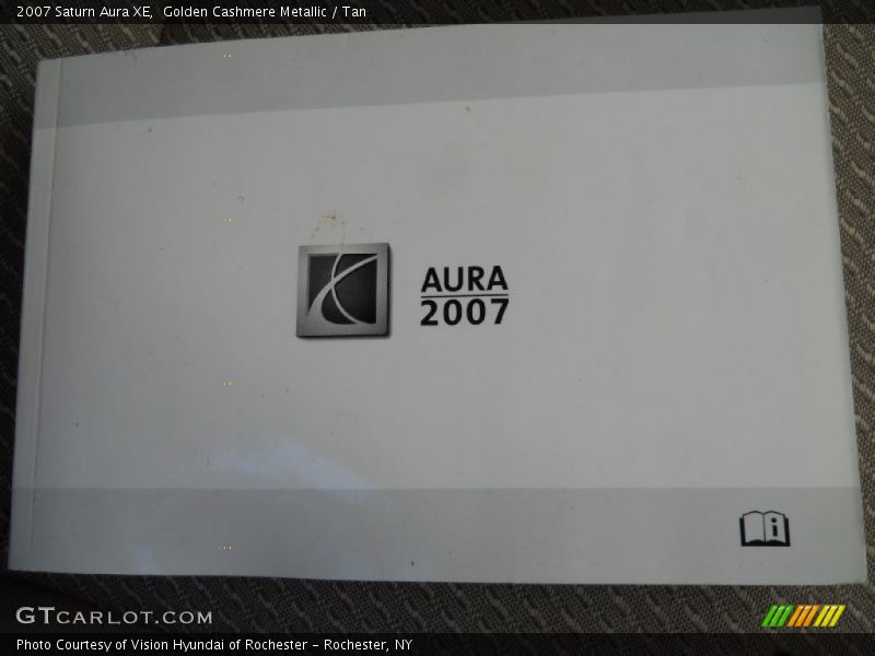 Golden Cashmere Metallic / Tan 2007 Saturn Aura XE