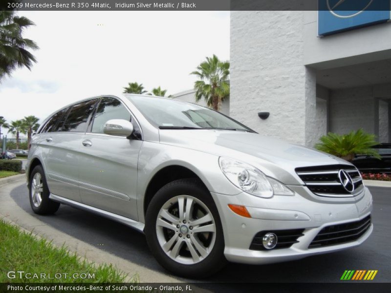 Iridium Silver Metallic / Black 2009 Mercedes-Benz R 350 4Matic