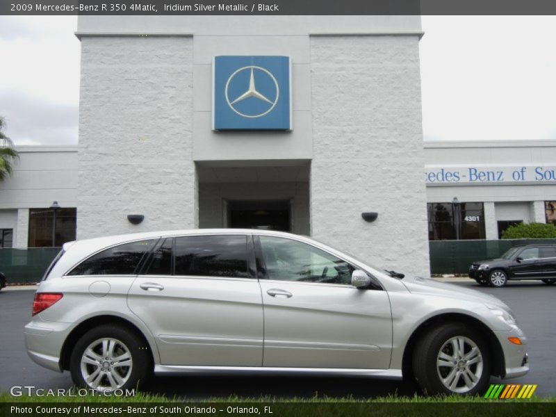 Iridium Silver Metallic / Black 2009 Mercedes-Benz R 350 4Matic