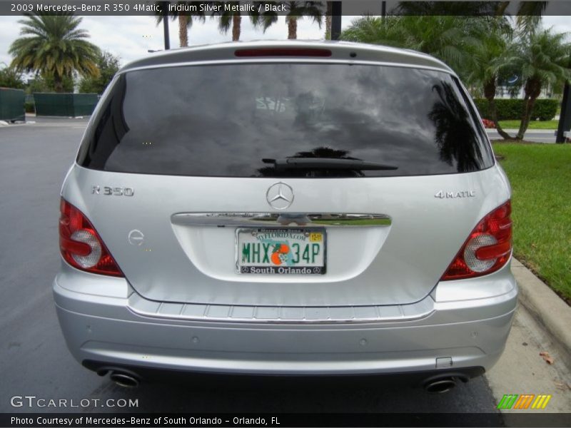 Iridium Silver Metallic / Black 2009 Mercedes-Benz R 350 4Matic