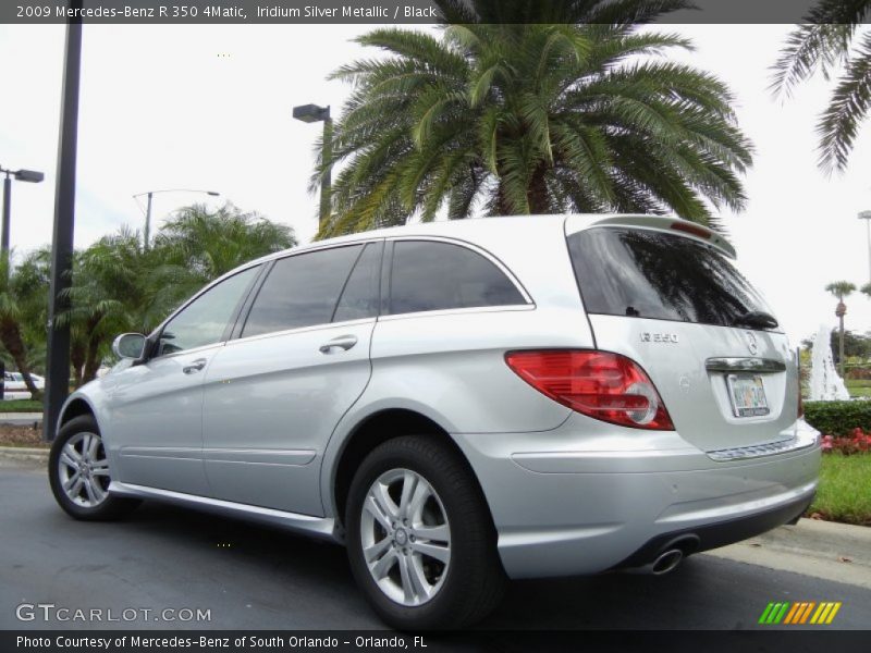 Iridium Silver Metallic / Black 2009 Mercedes-Benz R 350 4Matic