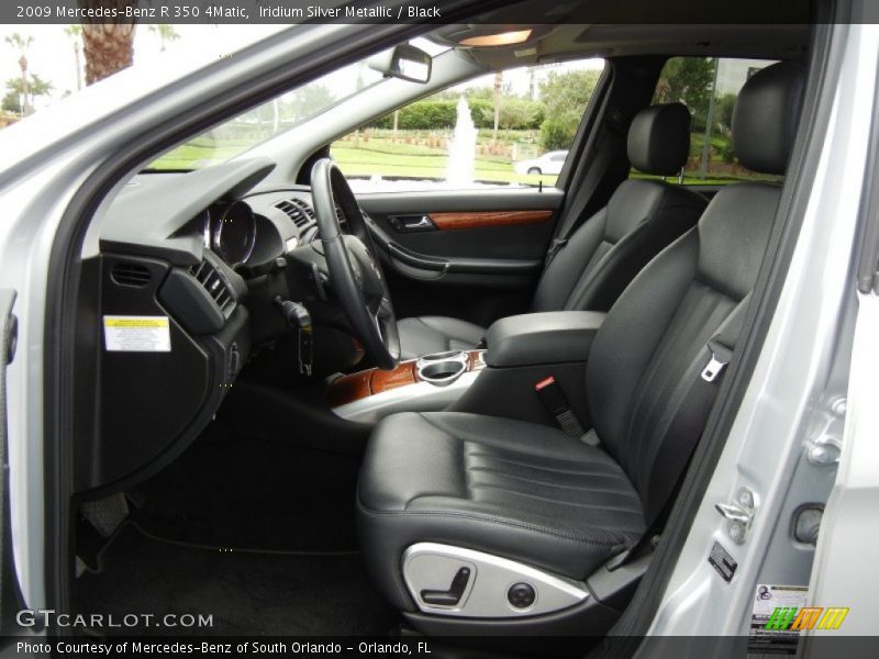 Iridium Silver Metallic / Black 2009 Mercedes-Benz R 350 4Matic