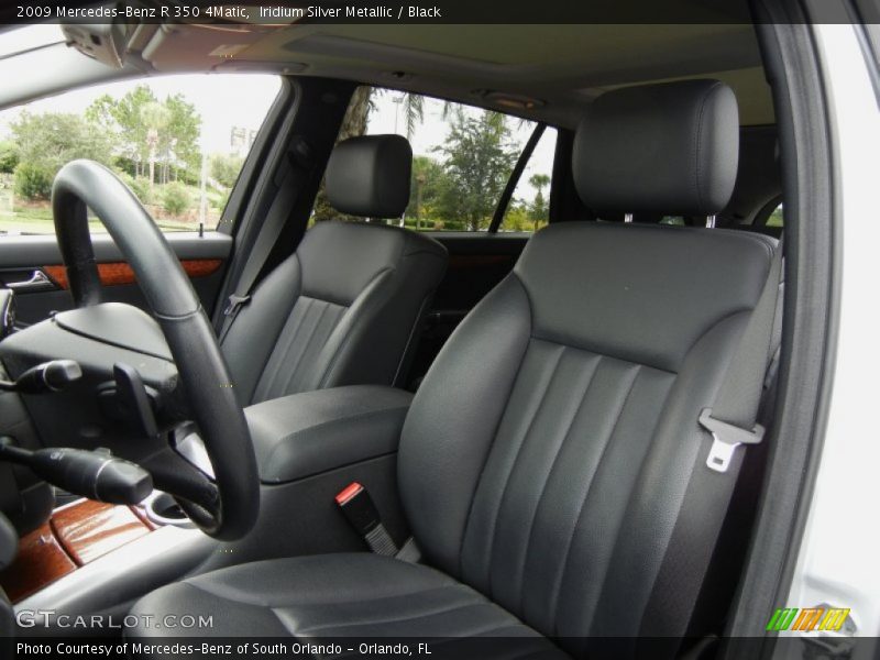 Iridium Silver Metallic / Black 2009 Mercedes-Benz R 350 4Matic