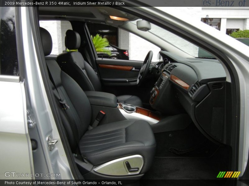 Iridium Silver Metallic / Black 2009 Mercedes-Benz R 350 4Matic