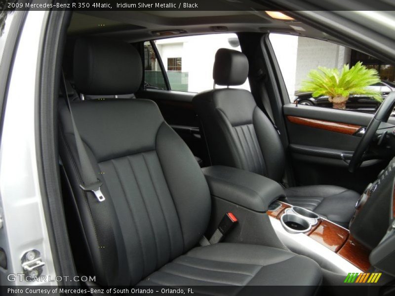 Iridium Silver Metallic / Black 2009 Mercedes-Benz R 350 4Matic