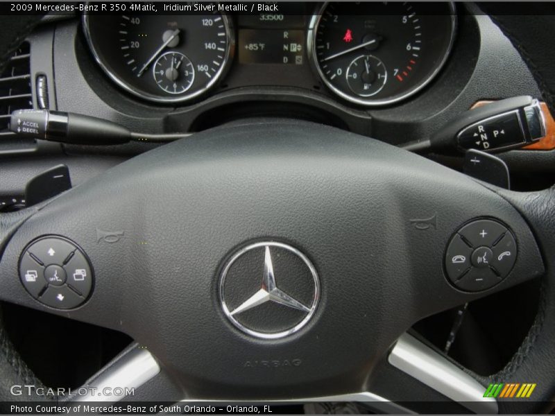 Iridium Silver Metallic / Black 2009 Mercedes-Benz R 350 4Matic
