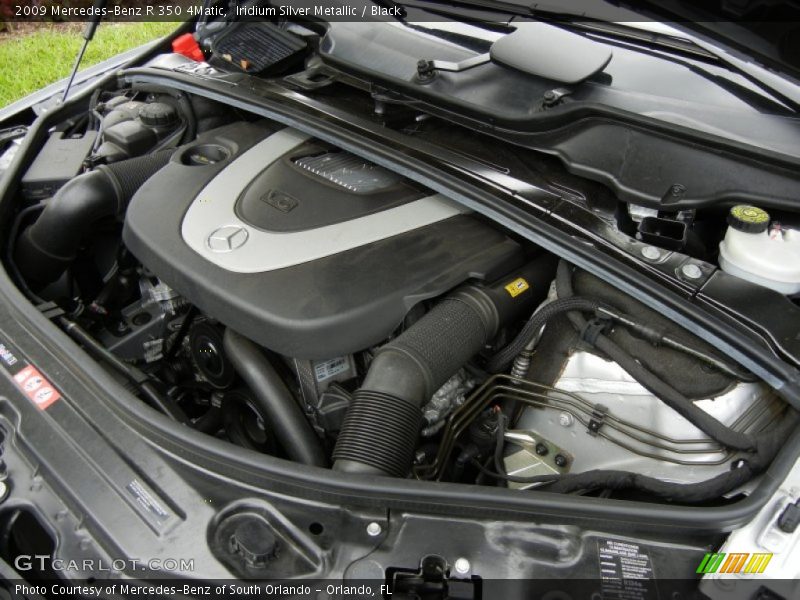 Iridium Silver Metallic / Black 2009 Mercedes-Benz R 350 4Matic