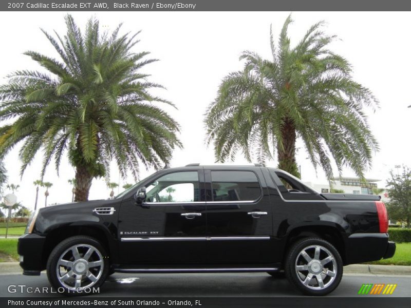 Black Raven / Ebony/Ebony 2007 Cadillac Escalade EXT AWD