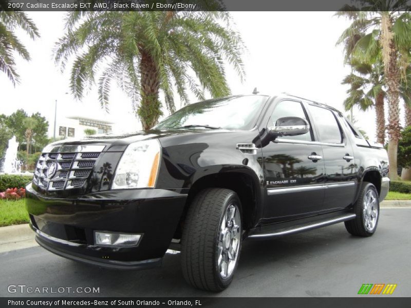 Black Raven / Ebony/Ebony 2007 Cadillac Escalade EXT AWD