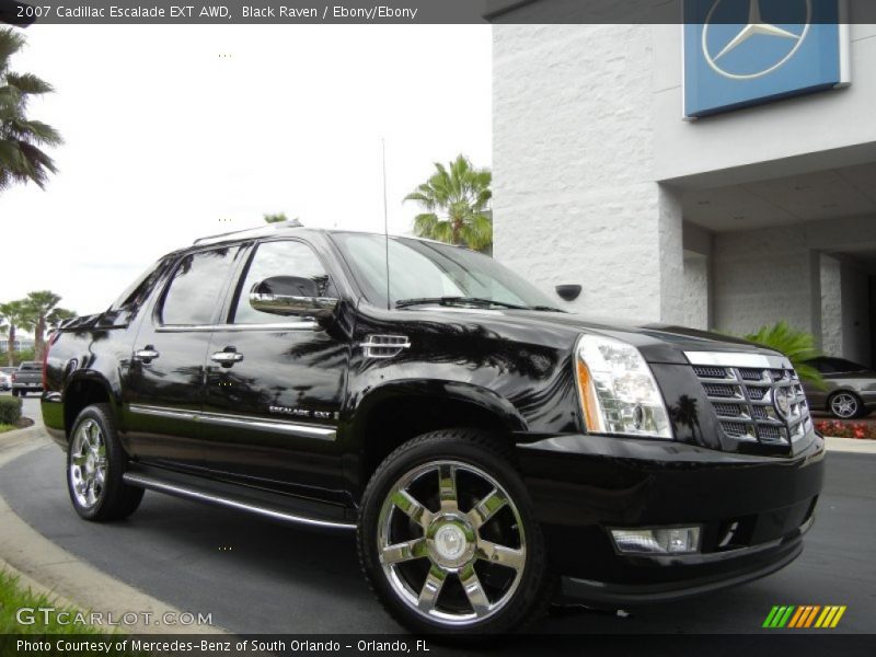 Black Raven / Ebony/Ebony 2007 Cadillac Escalade EXT AWD