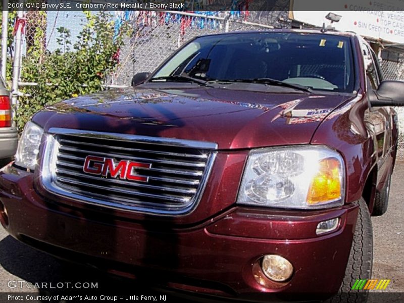 Cranberry Red Metallic / Ebony Black 2006 GMC Envoy SLE
