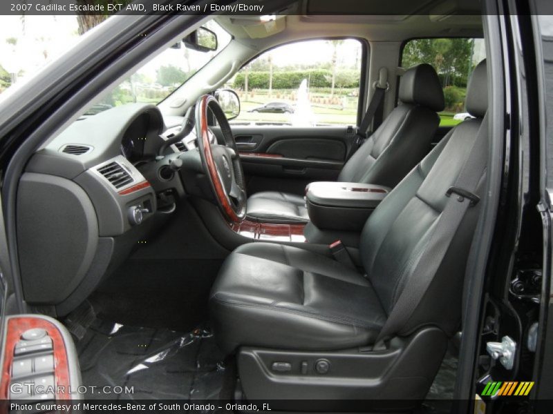 Black Raven / Ebony/Ebony 2007 Cadillac Escalade EXT AWD