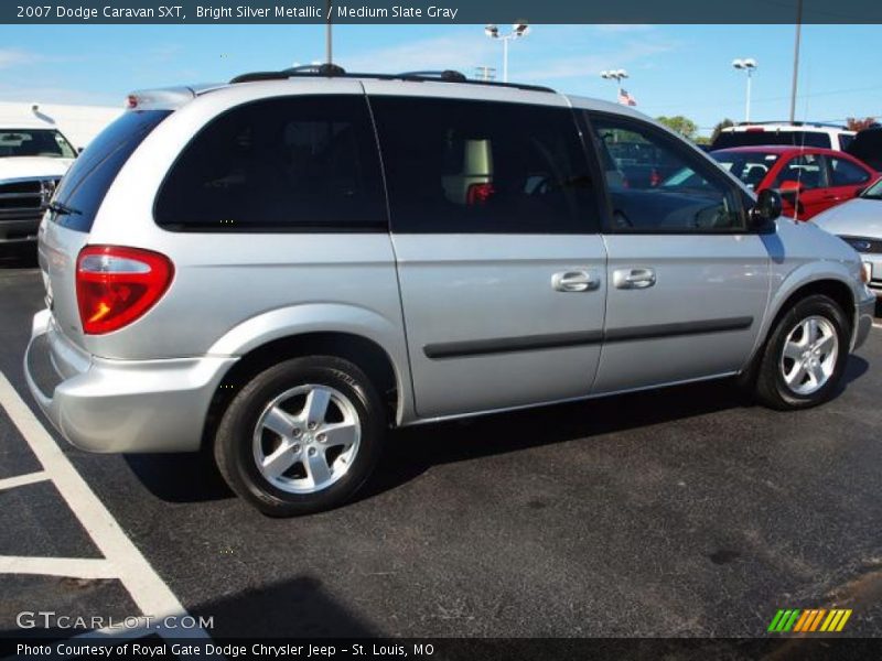Bright Silver Metallic / Medium Slate Gray 2007 Dodge Caravan SXT