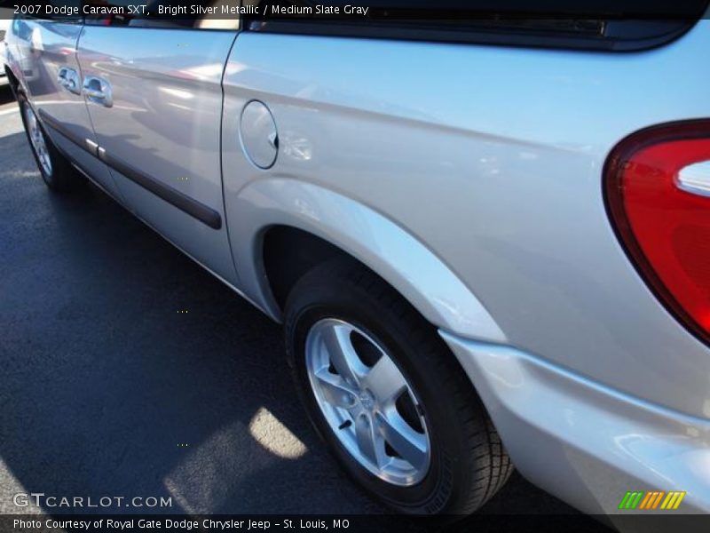 Bright Silver Metallic / Medium Slate Gray 2007 Dodge Caravan SXT