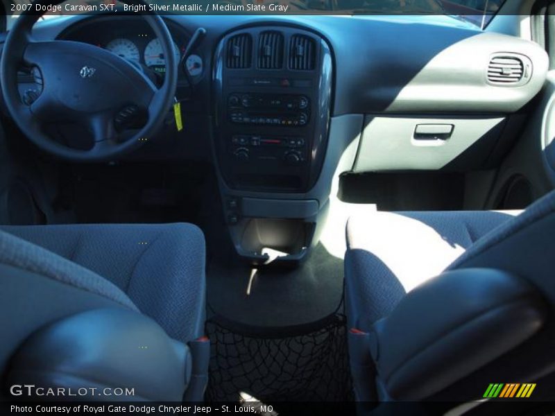 Bright Silver Metallic / Medium Slate Gray 2007 Dodge Caravan SXT