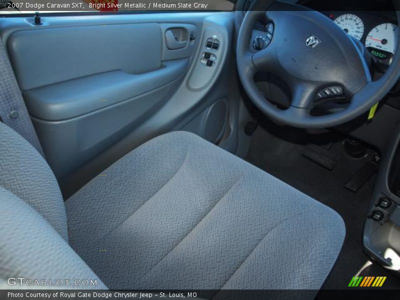 Bright Silver Metallic / Medium Slate Gray 2007 Dodge Caravan SXT
