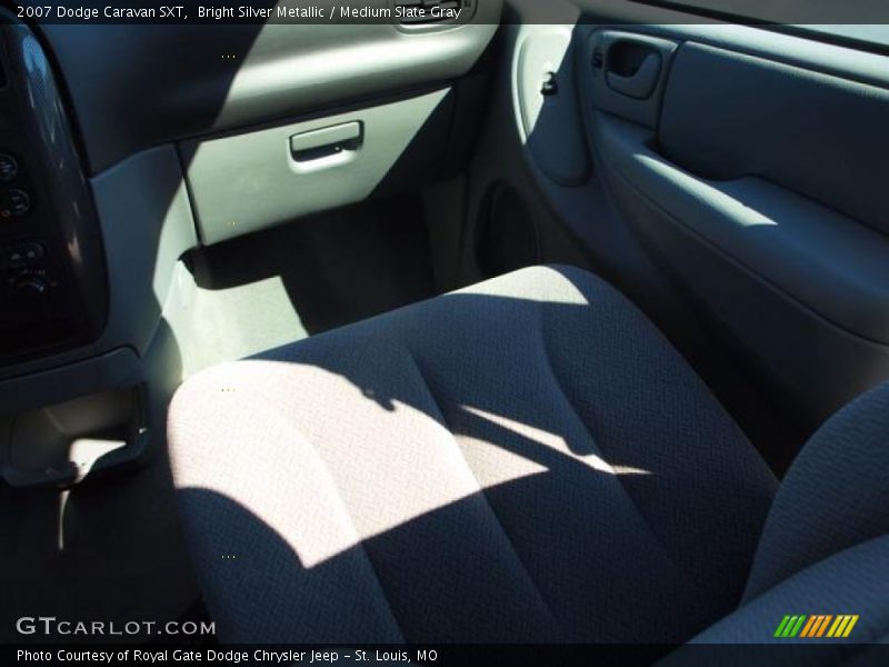 Bright Silver Metallic / Medium Slate Gray 2007 Dodge Caravan SXT