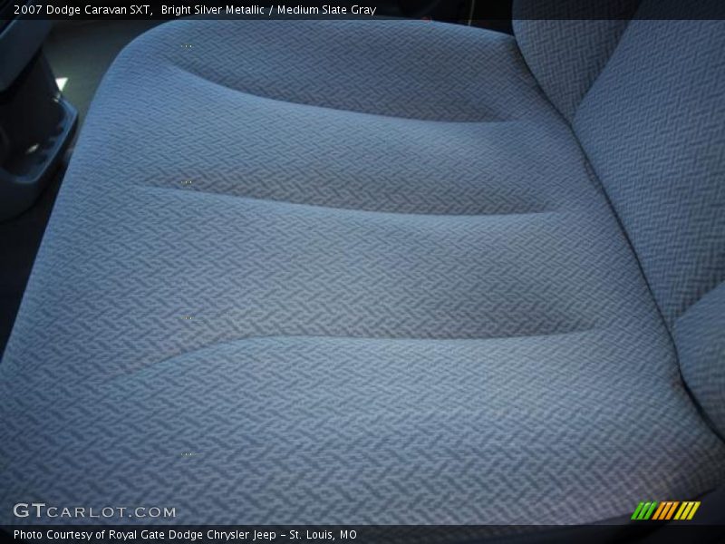 Bright Silver Metallic / Medium Slate Gray 2007 Dodge Caravan SXT