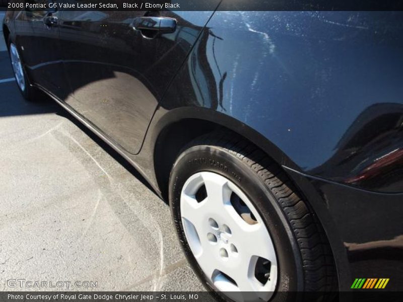 Black / Ebony Black 2008 Pontiac G6 Value Leader Sedan