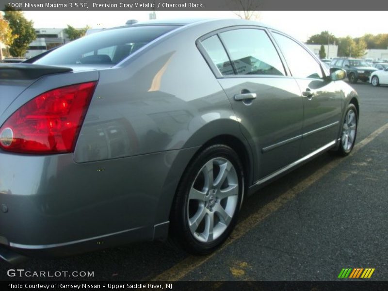 Precision Gray Metallic / Charcoal Black 2008 Nissan Maxima 3.5 SE