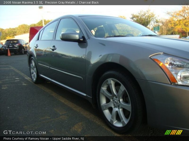 Precision Gray Metallic / Charcoal Black 2008 Nissan Maxima 3.5 SE