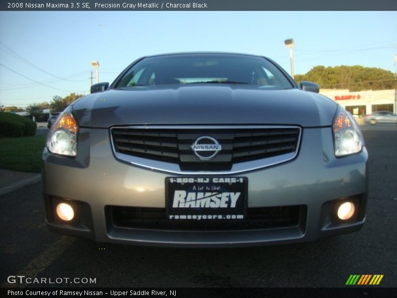 Precision Gray Metallic / Charcoal Black 2008 Nissan Maxima 3.5 SE