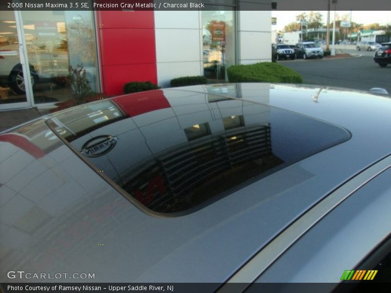 Precision Gray Metallic / Charcoal Black 2008 Nissan Maxima 3.5 SE