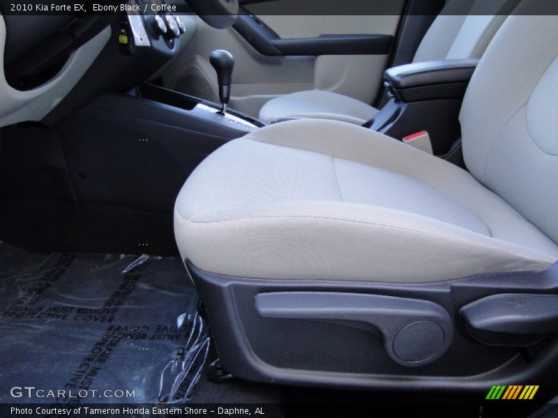 Ebony Black / Coffee 2010 Kia Forte EX