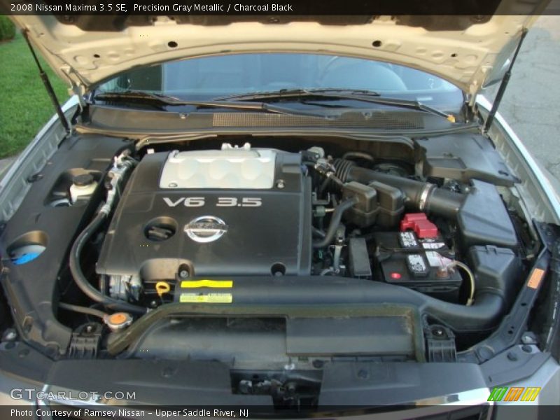 Precision Gray Metallic / Charcoal Black 2008 Nissan Maxima 3.5 SE