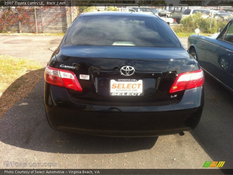 Black / Ash 2007 Toyota Camry LE