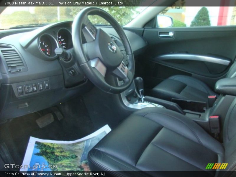 Precision Gray Metallic / Charcoal Black 2008 Nissan Maxima 3.5 SE