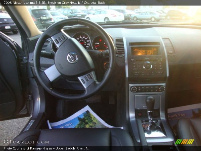 Precision Gray Metallic / Charcoal Black 2008 Nissan Maxima 3.5 SE