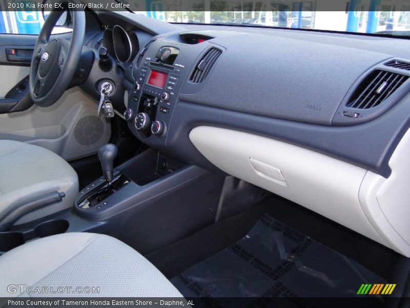 Ebony Black / Coffee 2010 Kia Forte EX