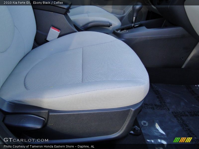 Ebony Black / Coffee 2010 Kia Forte EX